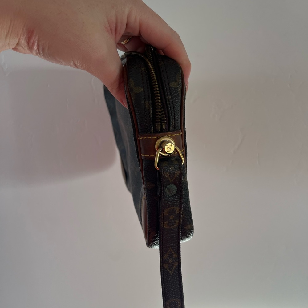 Auth Vintage Louis Vuitton Monogram Marly Dragonne GM all zippers need replaced - Picture 8 of 15